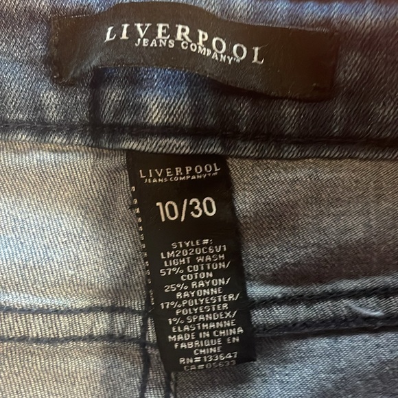 Liverpool Los Angeles Astrid Crop Jeans, EUC, Sz 10 - Picture 9 of 14